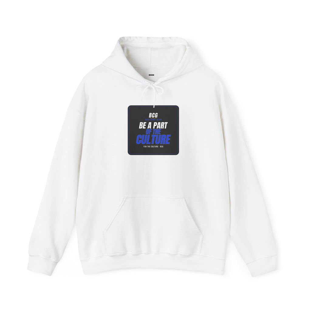 Be A Part Of The Culture Hoodie – The House Badge (White)