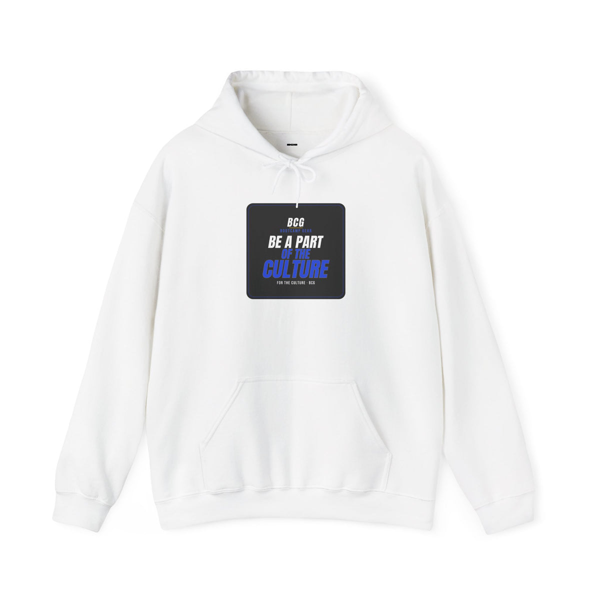 Be A Part Of The Culture Hoodie – The House Badge (White)