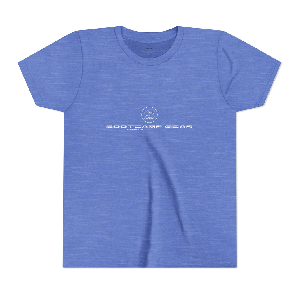 Family First Tee – Athens (Heather Columbia Blue) – Youth