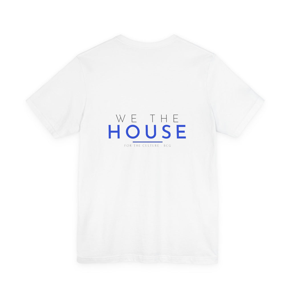 We The House Tee – Architectural Stack (White)