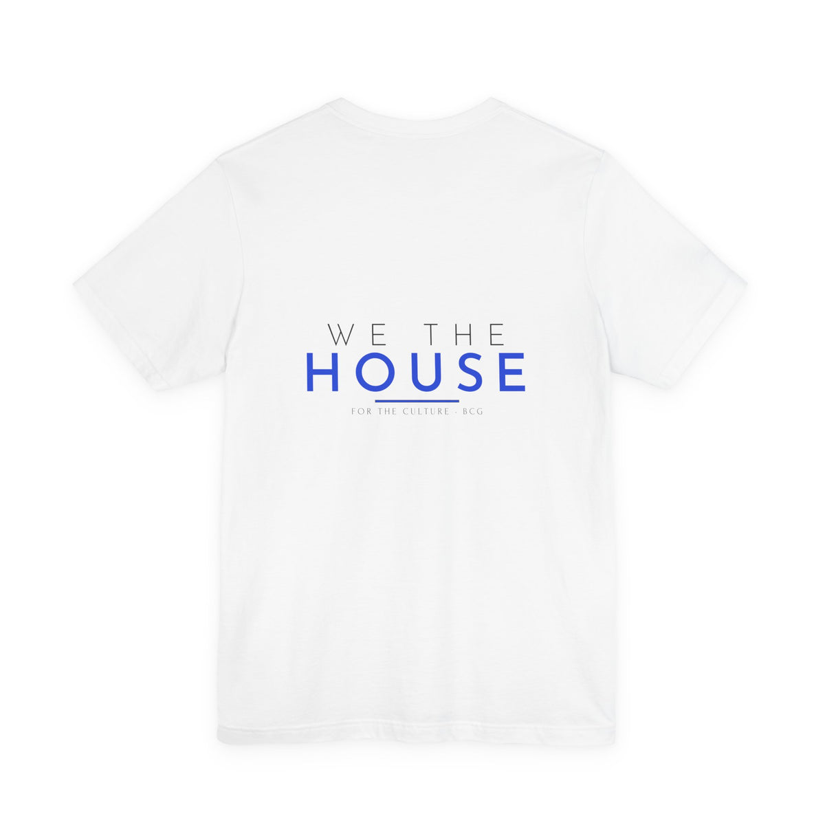 We The House Tee – Architectural Stack (White)