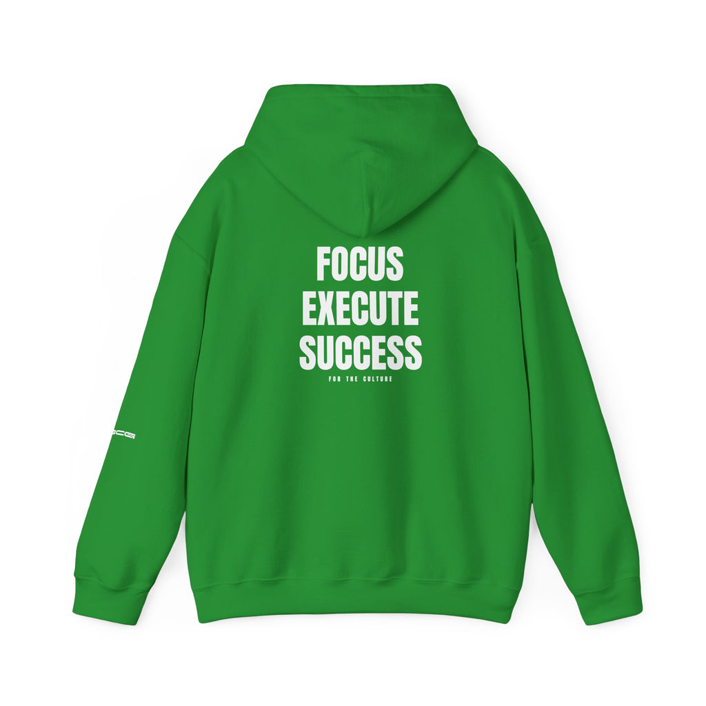 ML Hoodie – Focus Execute Success Back (Irish Green)