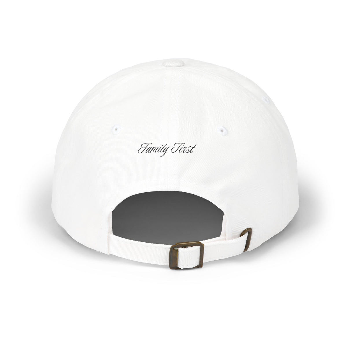 ML Hat – Family First Back (White)