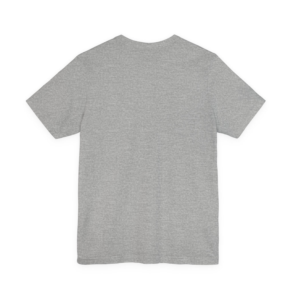 Minimalist White Tee with Tiny Chest Logo – Classic Casual Short Sleeve Shirt