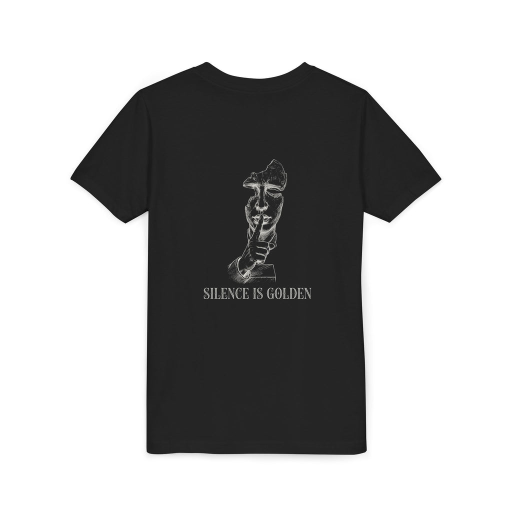 Silence Is Golden Tee – Black – Youth