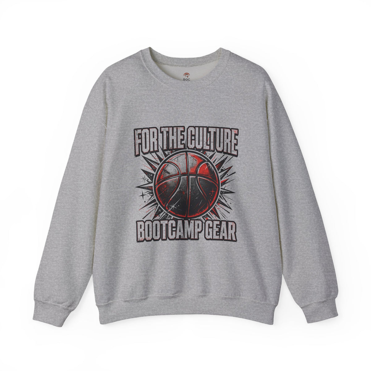 For The Culture Basketball Crewneck Sweatshirt - Rootcamp Gear Graphic Pullover