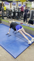 Push-Up Bar Plank Walk-Outs — Ages 15–17