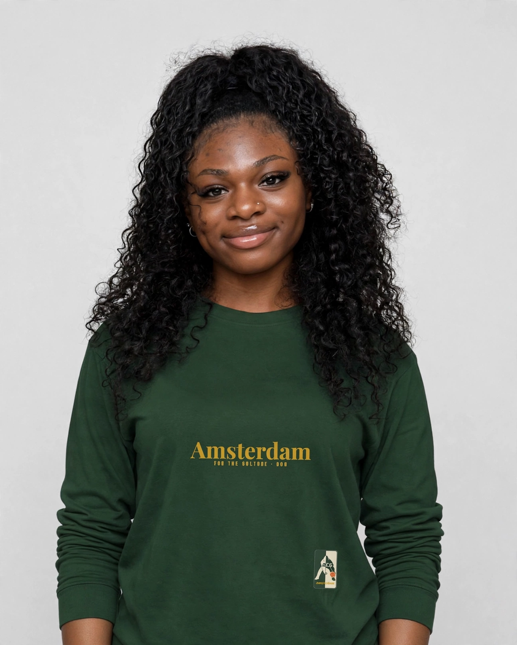 PA wearing the For The Culture Amsterdam Long Sleeve Tee