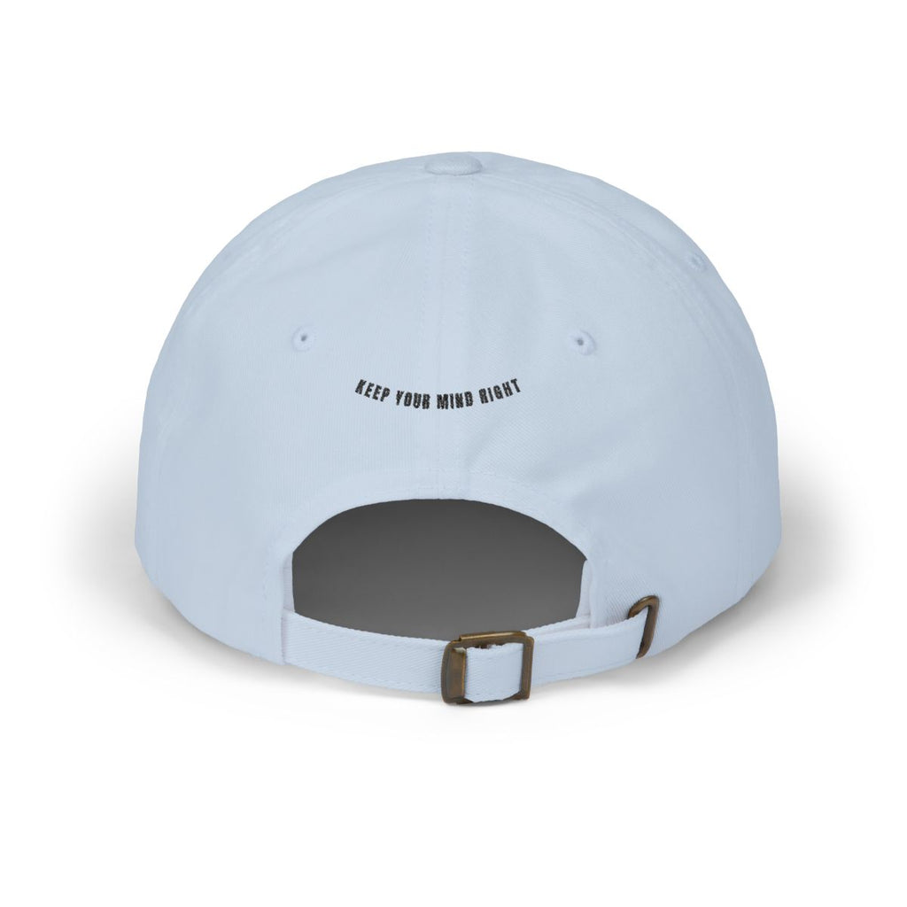 ML Hat – Keep Your Mind Right Back (Light Blue) — back
