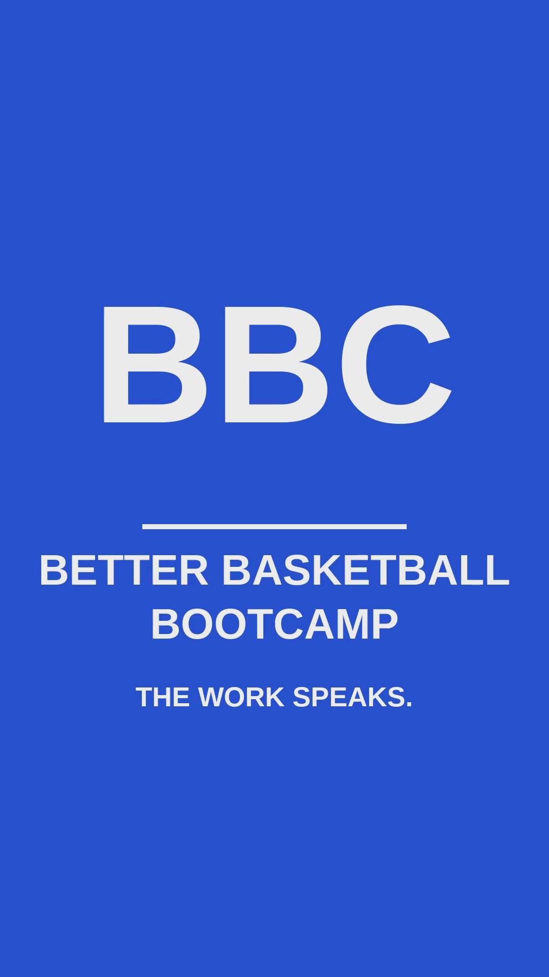 BBC Training Highlight Film — The Work Speaks