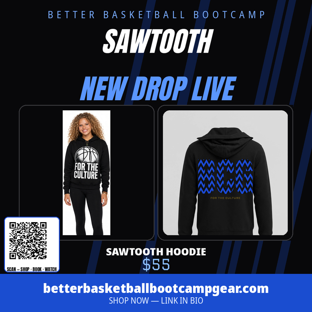 Amara wearing the BCG Sawtooth Hoodie - Black