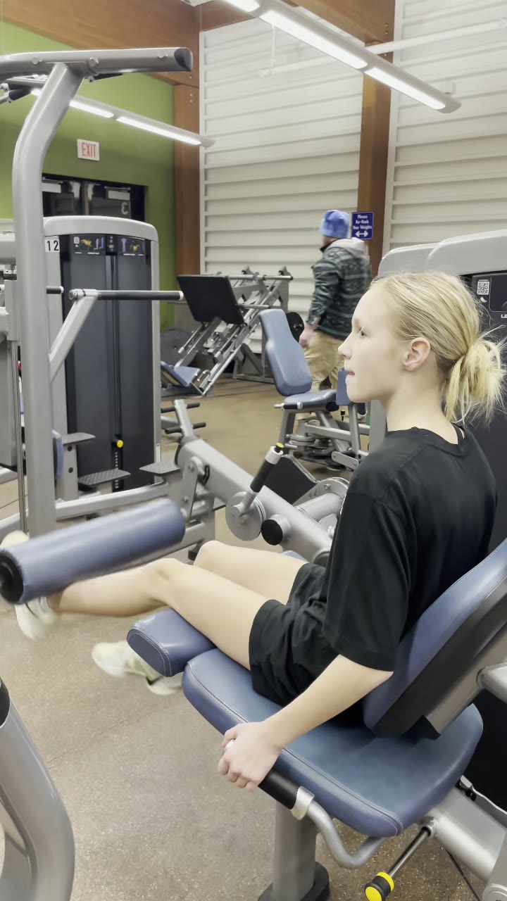 Leg Extension — Weight Room — Ages 15–17